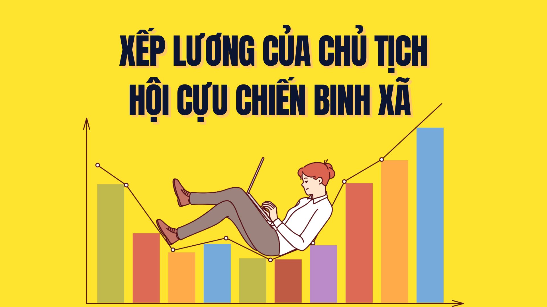 Salary table of the current Chairman of the Commune Veterans Association. Graphics: Tra My