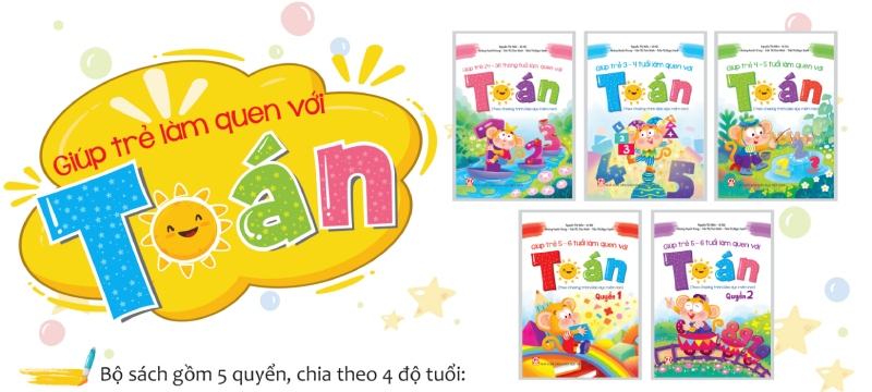 Bo sach Giup tre lam quen voi Toan. Anh: NBEE