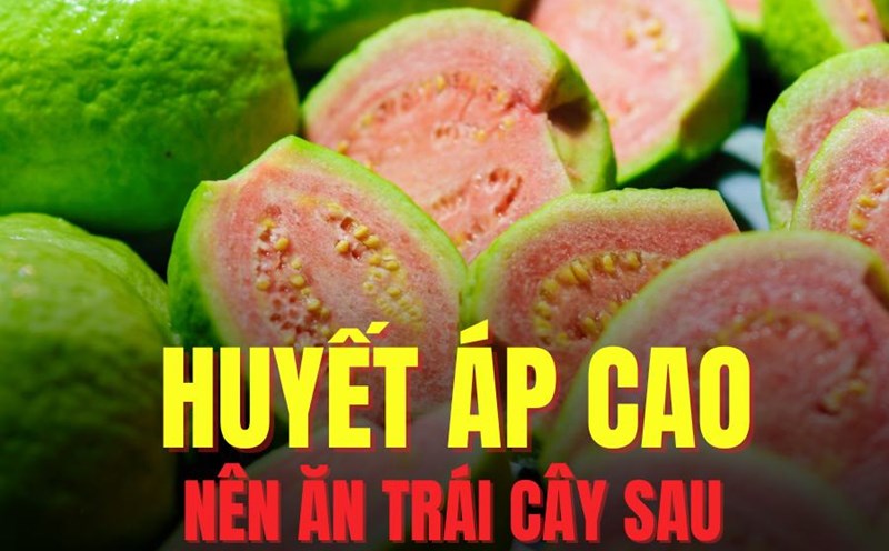 Guava is good for people with high blood pressure because it contains a lot of potassium and antioxidants. Graphics: Tra My