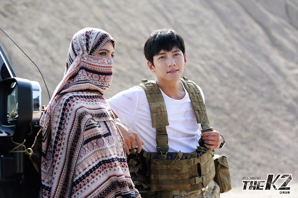 Carson Allen and Ji Chang Wook in "The K2". Photo: Film producer