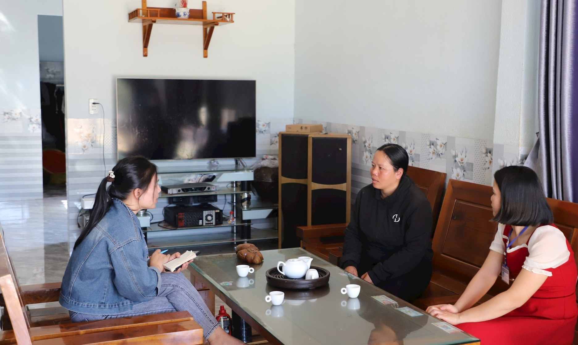 Nhung nam qua, ti le ho ngheo o Dak Nong da giam manh, doi song nguoi dan duoc cai thien. Anh: Phong Duong