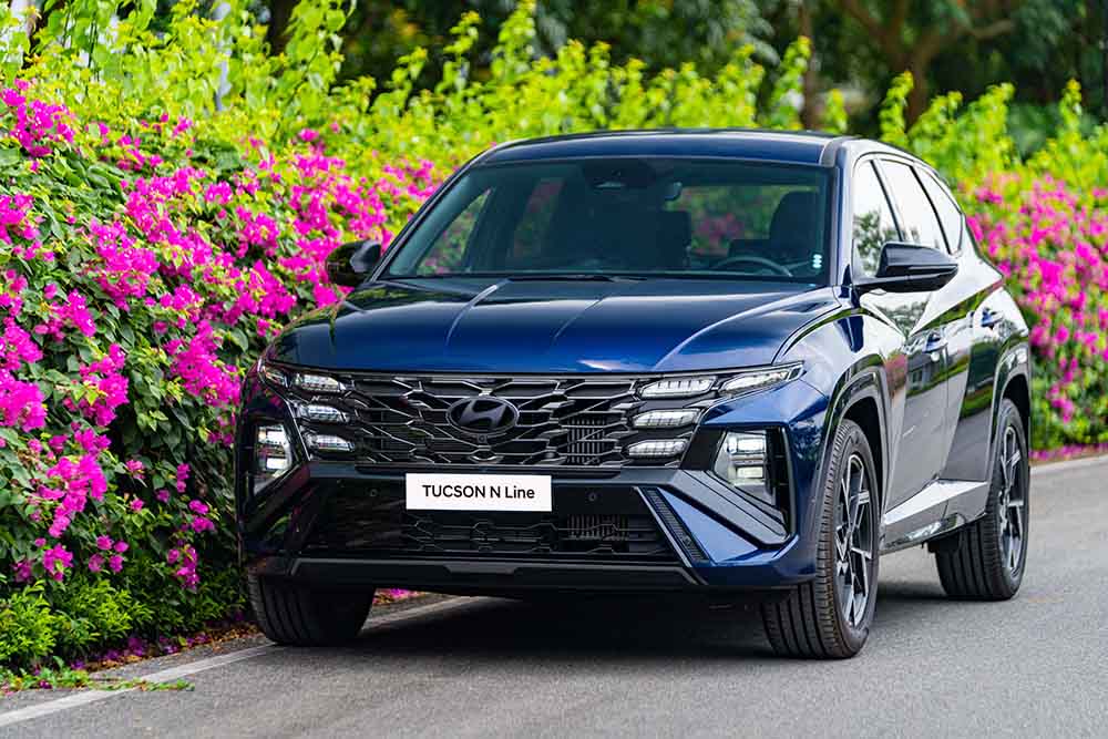 Hyundai Tucson N Line se lanzo en Vietnam. Foto: Hyundai TC