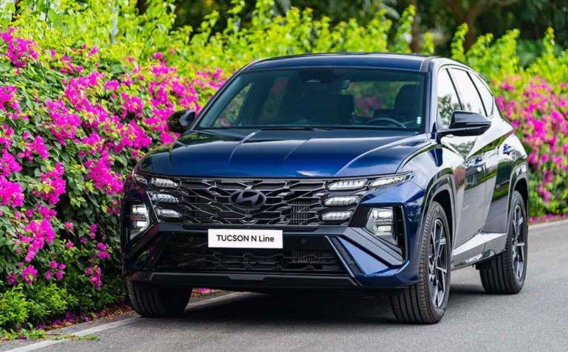 Hyundai Tucson N Line launched in the Vietnamese market. Photo: Hyundai TC