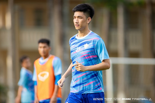 Midfielder Nguyen Trong Dai and his journey back from the second division team Gia Dinh FC. Photo: Gia Dinh FC