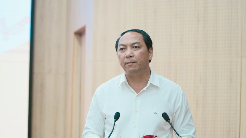 Chu tich HDND tinh Kien Giang Lam Minh Thanh phat bieu. Anh: Nguyen Anh
