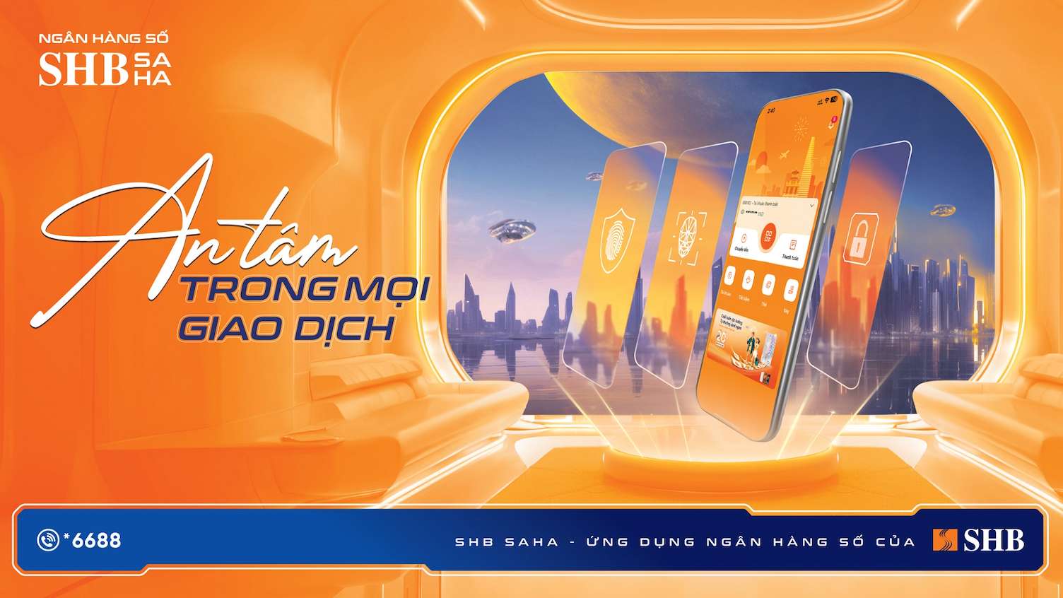 SHB SAHA: An tam trong moi giao dich. Anh: SHB
