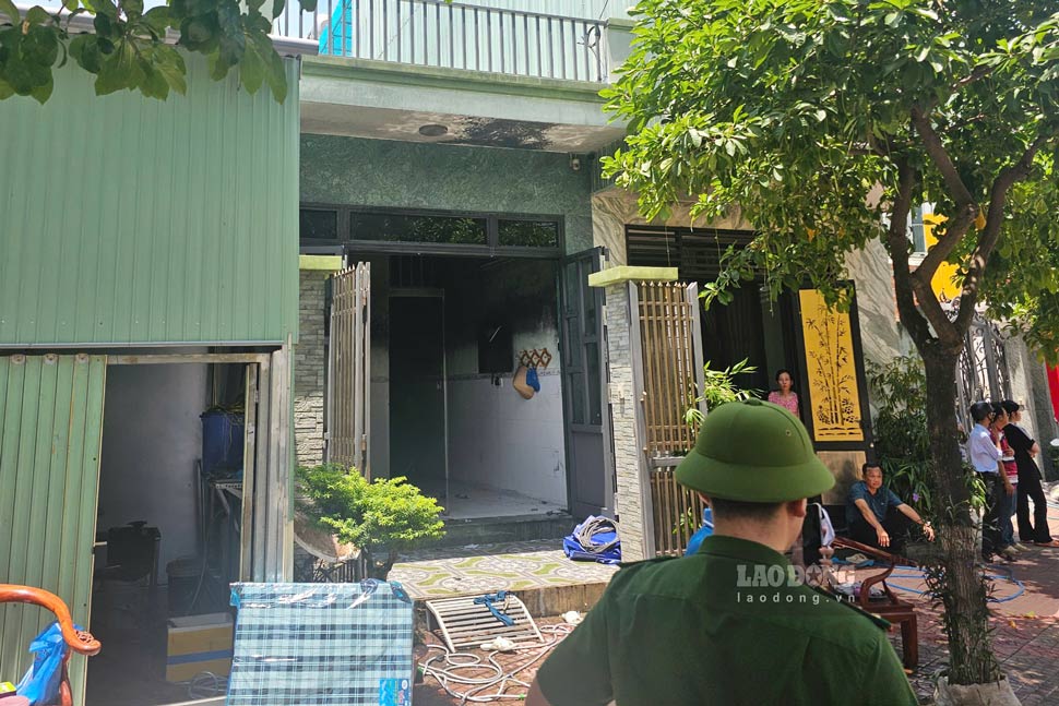 Casa No. 34 Hoang Van Thu Street, Quang Trung Ward (Quy Nhon City, Binh Dinh) causo 1 muerte. Foto: Thanh Thanh