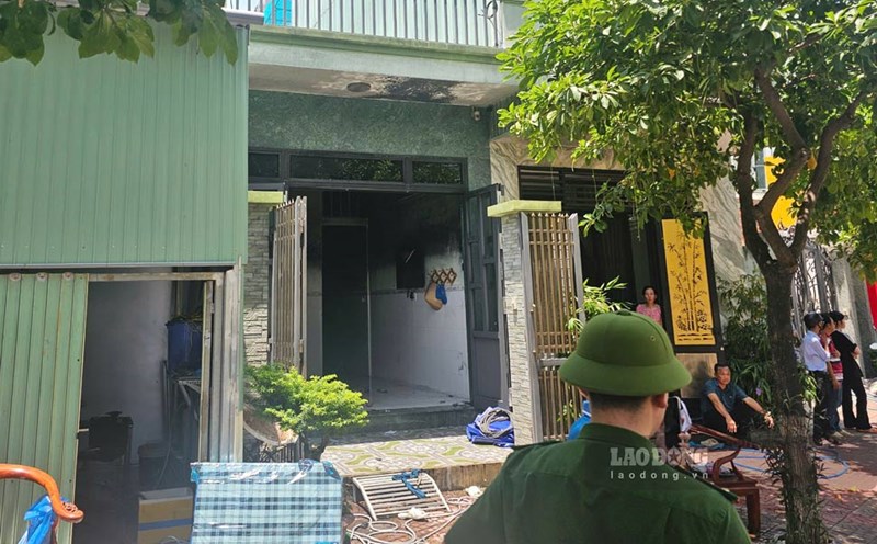 House No. 34 Hoang Van Thu Street, Quang Trung Ward (Quy Nhon City, Binh Dinh) left 1 person dead. Photo: Thanh Thanh