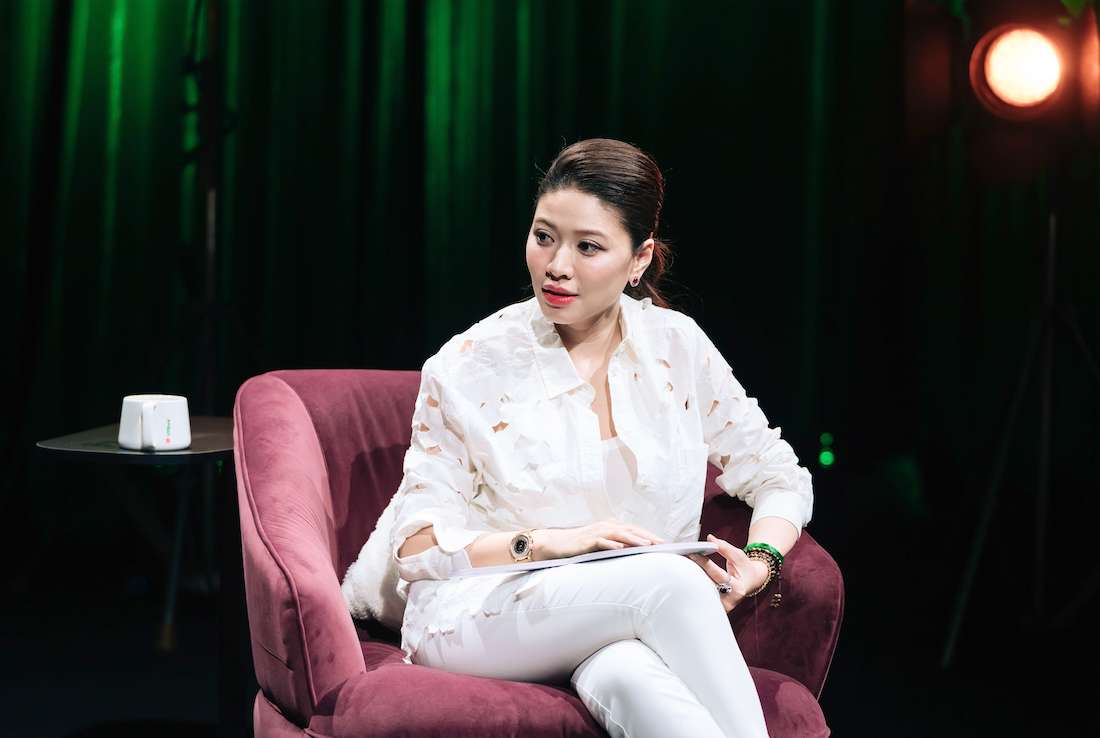 Ngoc Trinh cho biet, chi chua khi nao thay tu tin 100% voi ke hoach tai chinh cua minh. Anh: VPBank