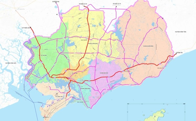 Planning existing traffic infrastructure of Ba Ria - Vung Tau province. Photo: BR-VT Provincial People's Committee
