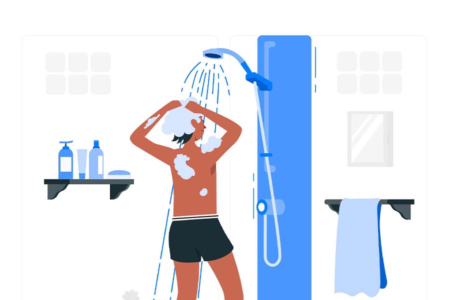 Cases where you should not take cold showers. Graphics: Cat Tien