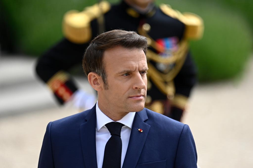 Tong thong Phap Emmanuel Macron. Anh: Xinhua