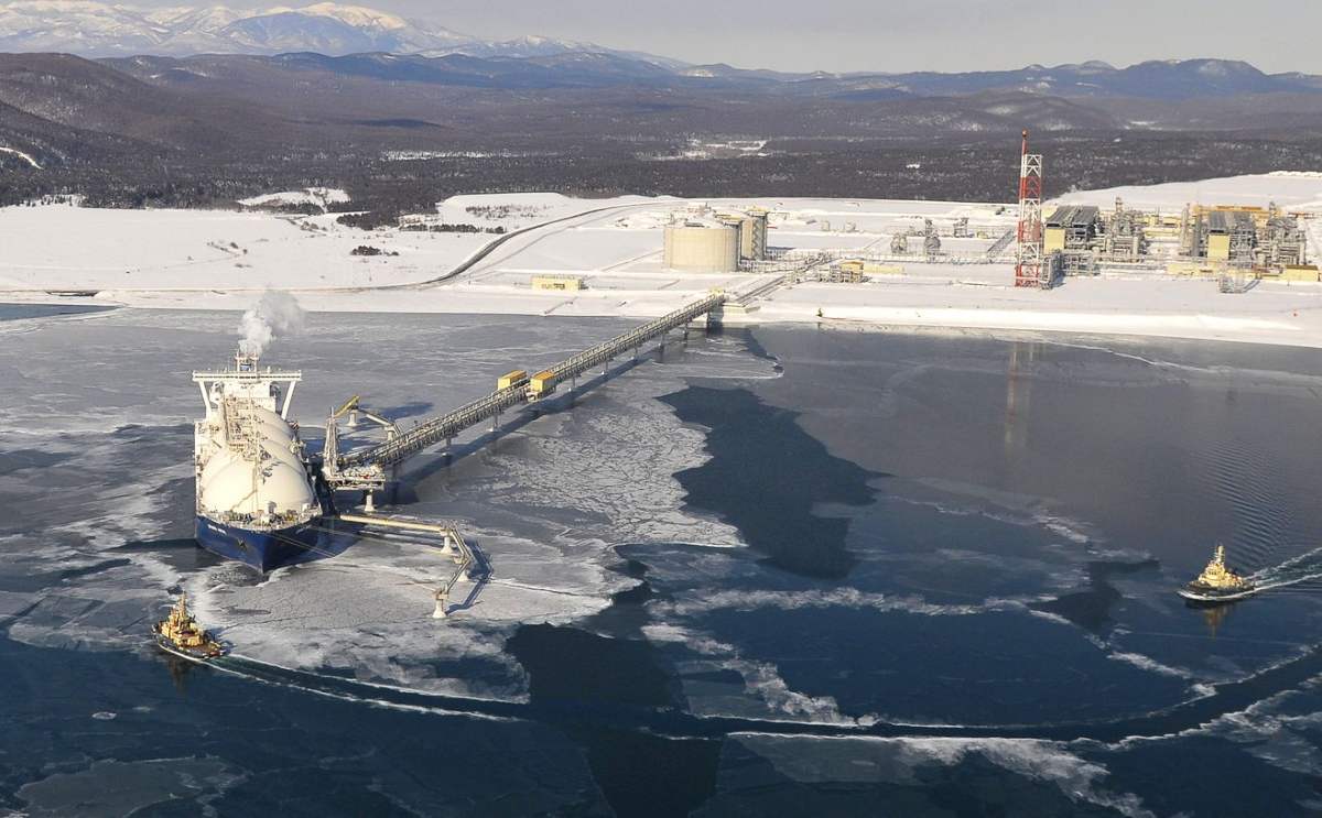 Prigorodnoye production complex, Sakhalin II oil and gas project of Russia. Photo: Gazprom