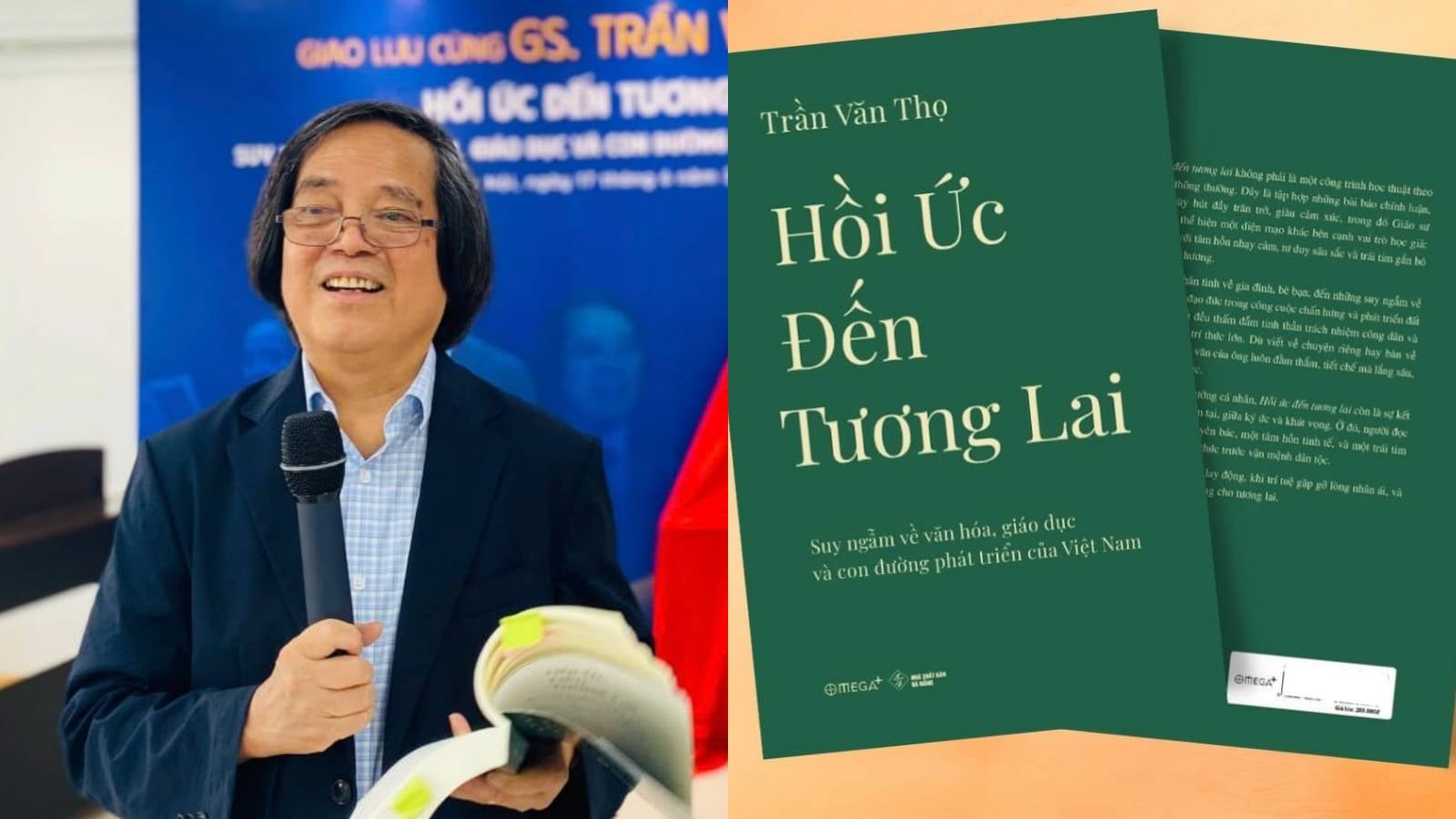 GS Tran Van Tho ra mat sach Hoi uc den tuong lai. Anh: Mi Lan