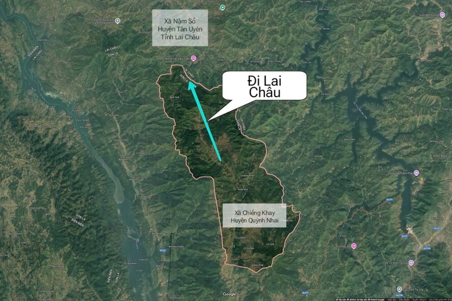 La ruta ayudara a conectar Chieng Khay Commune, distrito de Quynh Nhai, provincia de Son la que se conecta con Nam Sung Commune, distrito de Tan Uyen, provincia de Lai Chau. Foto: Luong Tuan