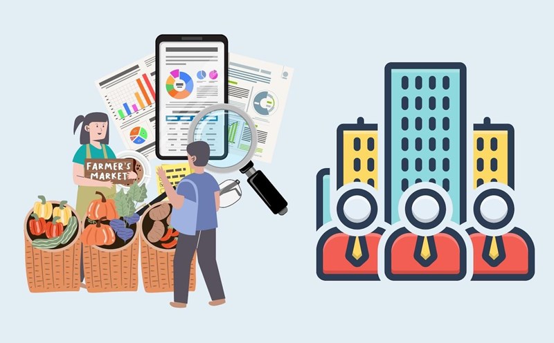 Guidelines for business registration when organizing local government at 2 levels. Graphics: Linh Dan