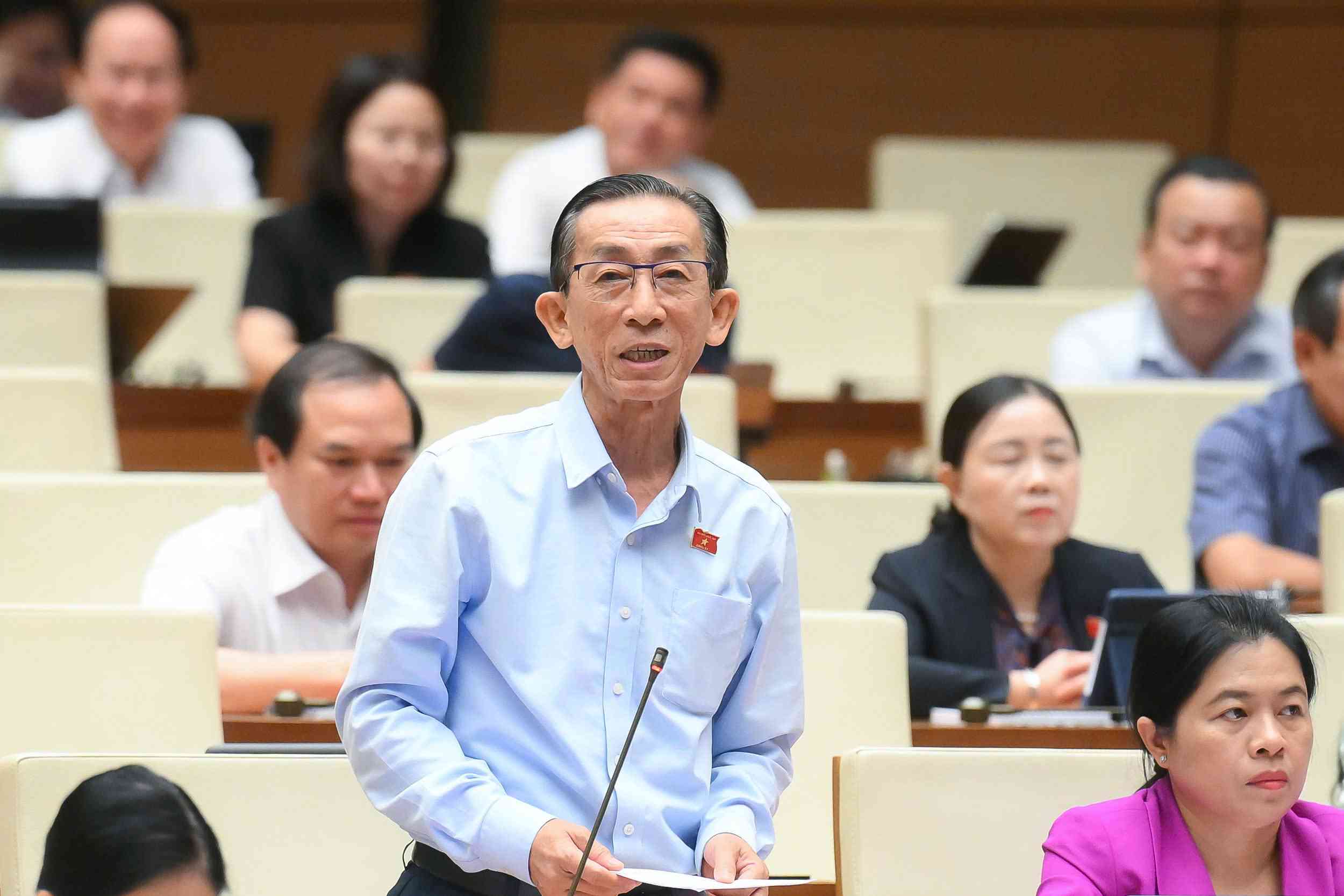 Đại biểu Trần Hoàng Ngân - Đoàn ĐBQH TPHCM. Ảnh: Quochoi