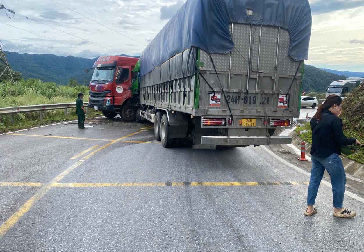 La escena del accidente. Foto: Duc Tuan