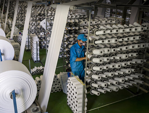 Vietnam Oil and Gas Packaging Joint Stock Company offers a price for the supply of PP plastic granules for packaging production. Photo: PPC