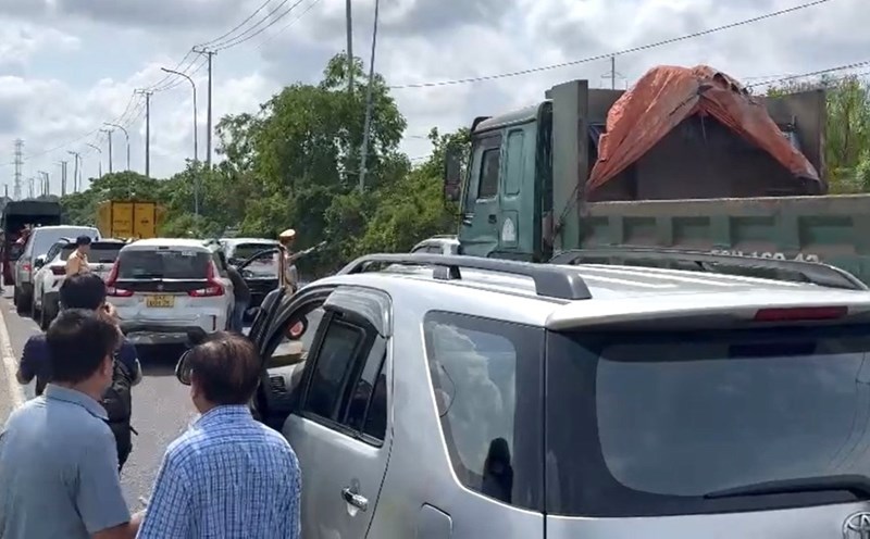 Scene of the accident. Photo: Thanh An