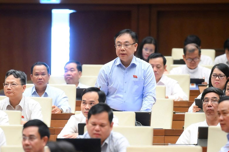 Dai bieu Nguyen Cong Long (Doan Dong Nai). Anh: Quochoi.vn