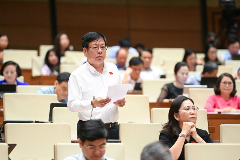 Dai bieu Nguyen Truong Giang - Doan DDBQH tinh Dak Nong