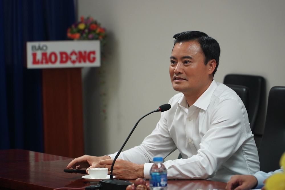  trao doi tai Bao Lao Dong. Anh: Anh Tu