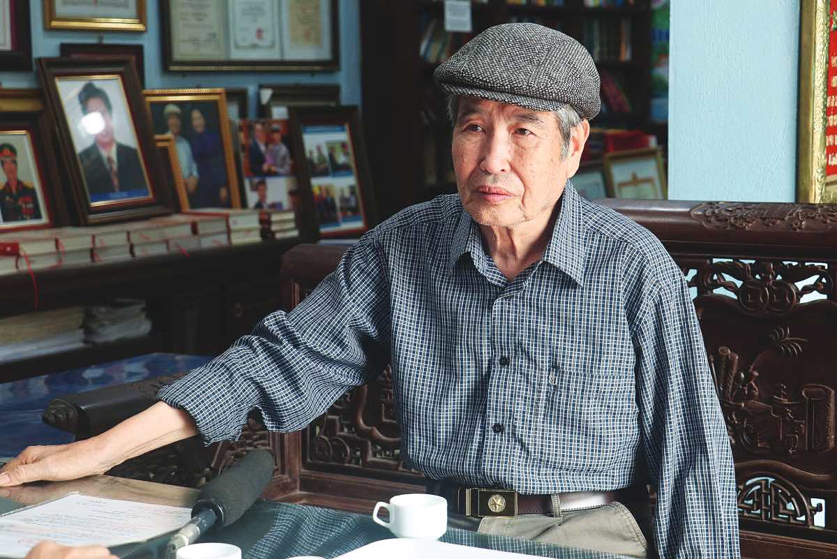 Nhà văn, nhà báo, đạo diễn truyền hình cao cấp Minh Chuyên. Ảnh: Nam Hồng và nhân vật cung cấp 3. 