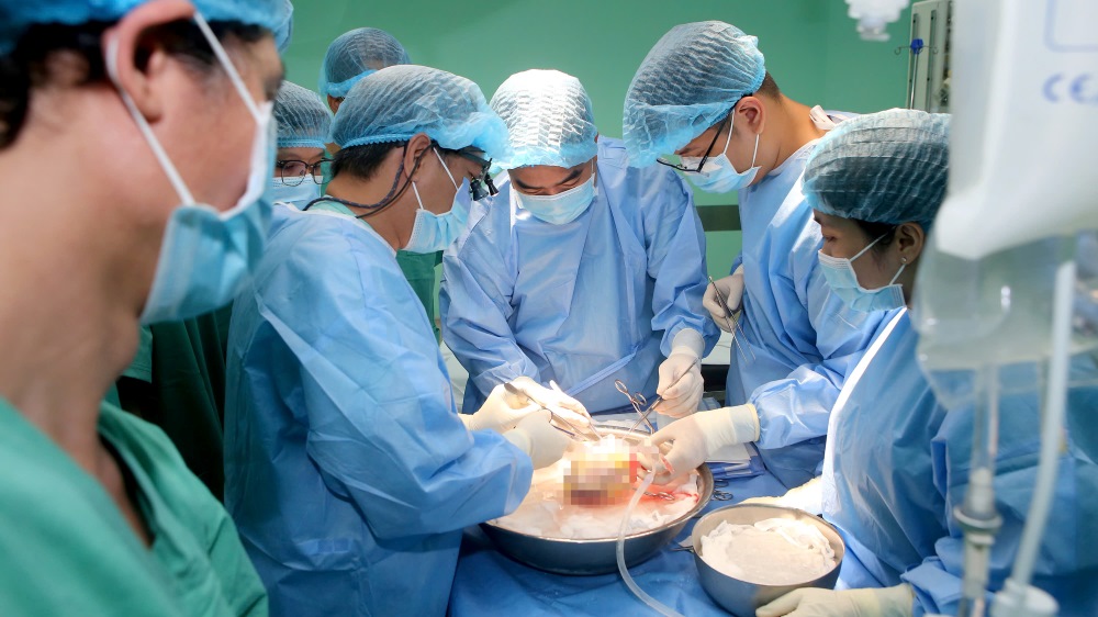 Hue Central Hospital successfully performed 4 organ transplants at the same time.