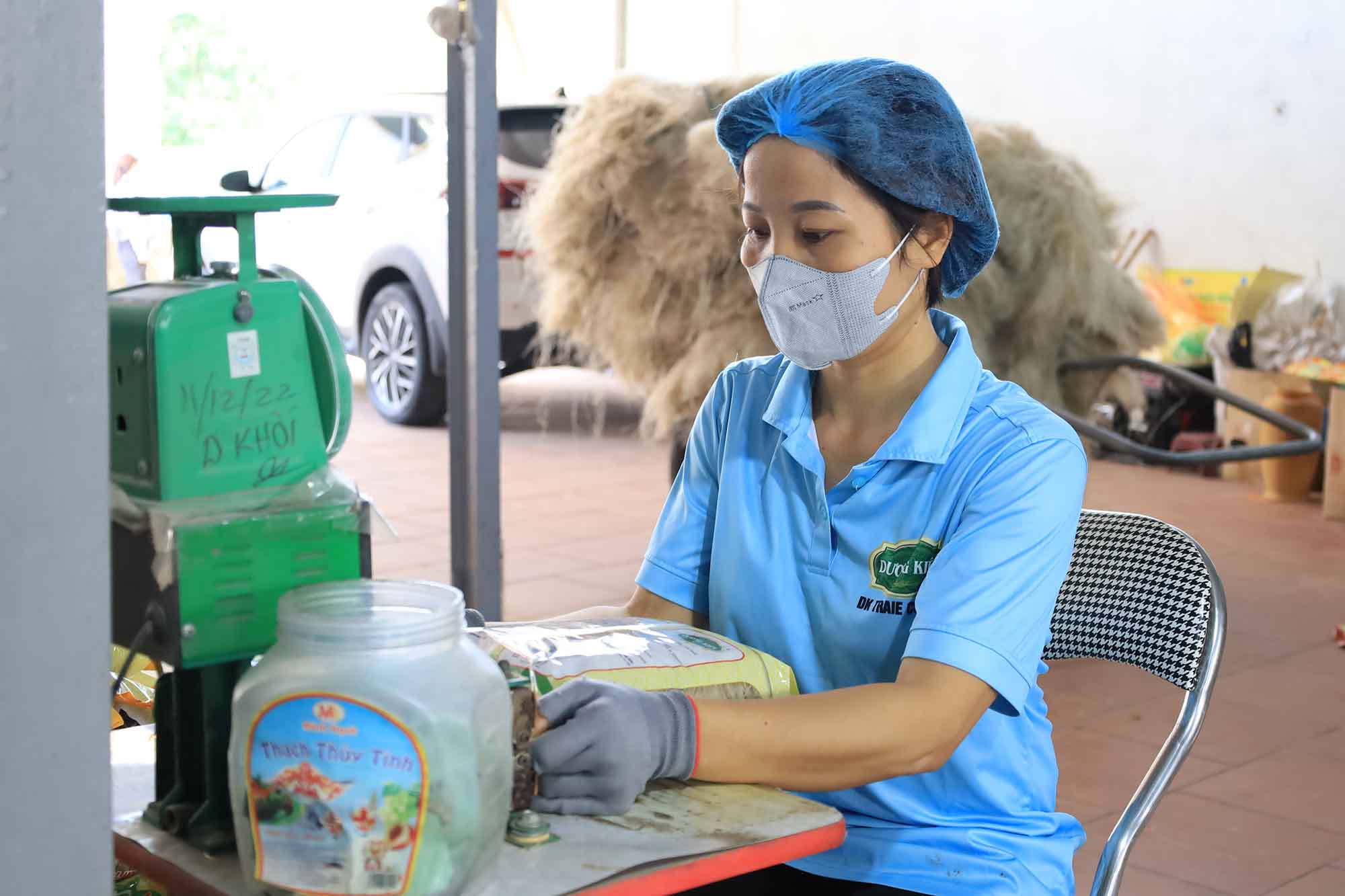Mien duoc dong goi can than, dam bao an toan ve sinh thuc pham.