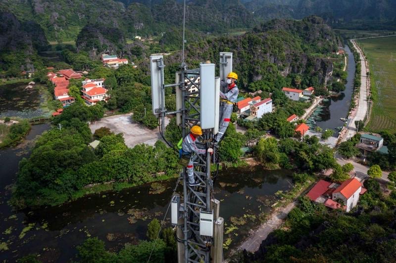 Viettel Construction is the number 1 telecommunications infrastructure construction and installation unit in Vietnam. Photo: Viettel