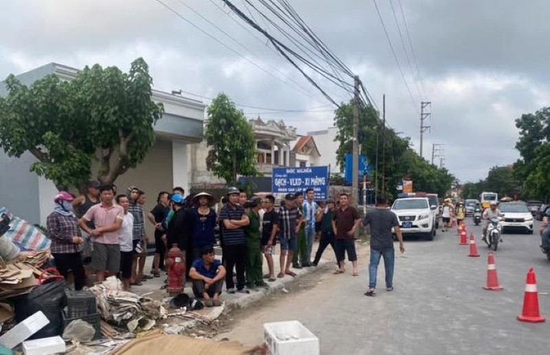 Before the accident. Photo: Hai Phong Traffic Safety Committee