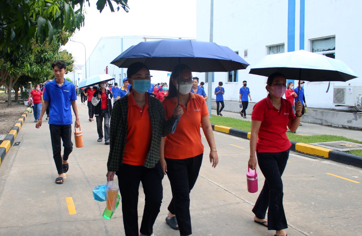 Khu cong nghiep Binh Hoa, khu vuc duoc danh gia co nhieu tiem nang phat trien doan vien cua tinh An Giang. Anh: Thanh Mai