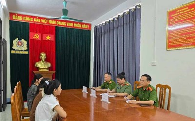Ha Giang tests the ethnic language proficiency of the police school candidates. Photo: Ha Giang Police