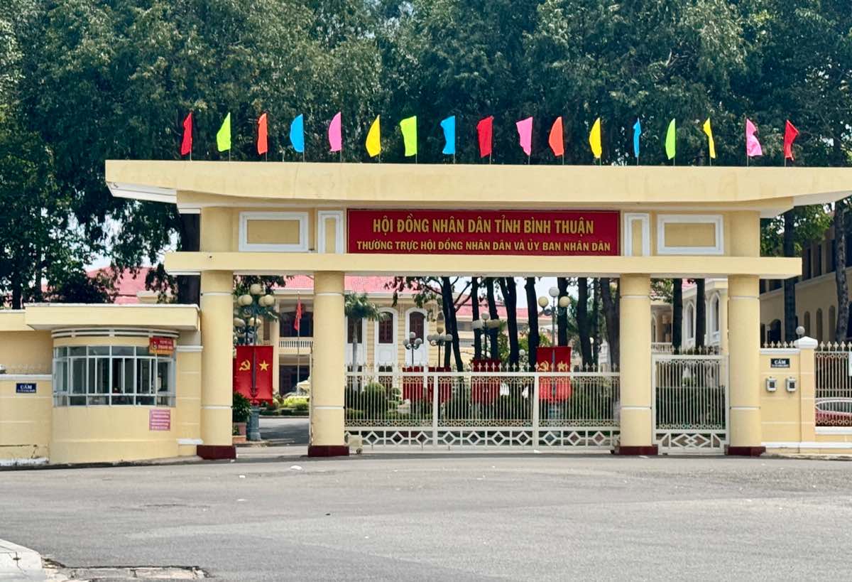 Tru so UBND tinh Binh Thuan hien nay. Anh: Duy Tuan