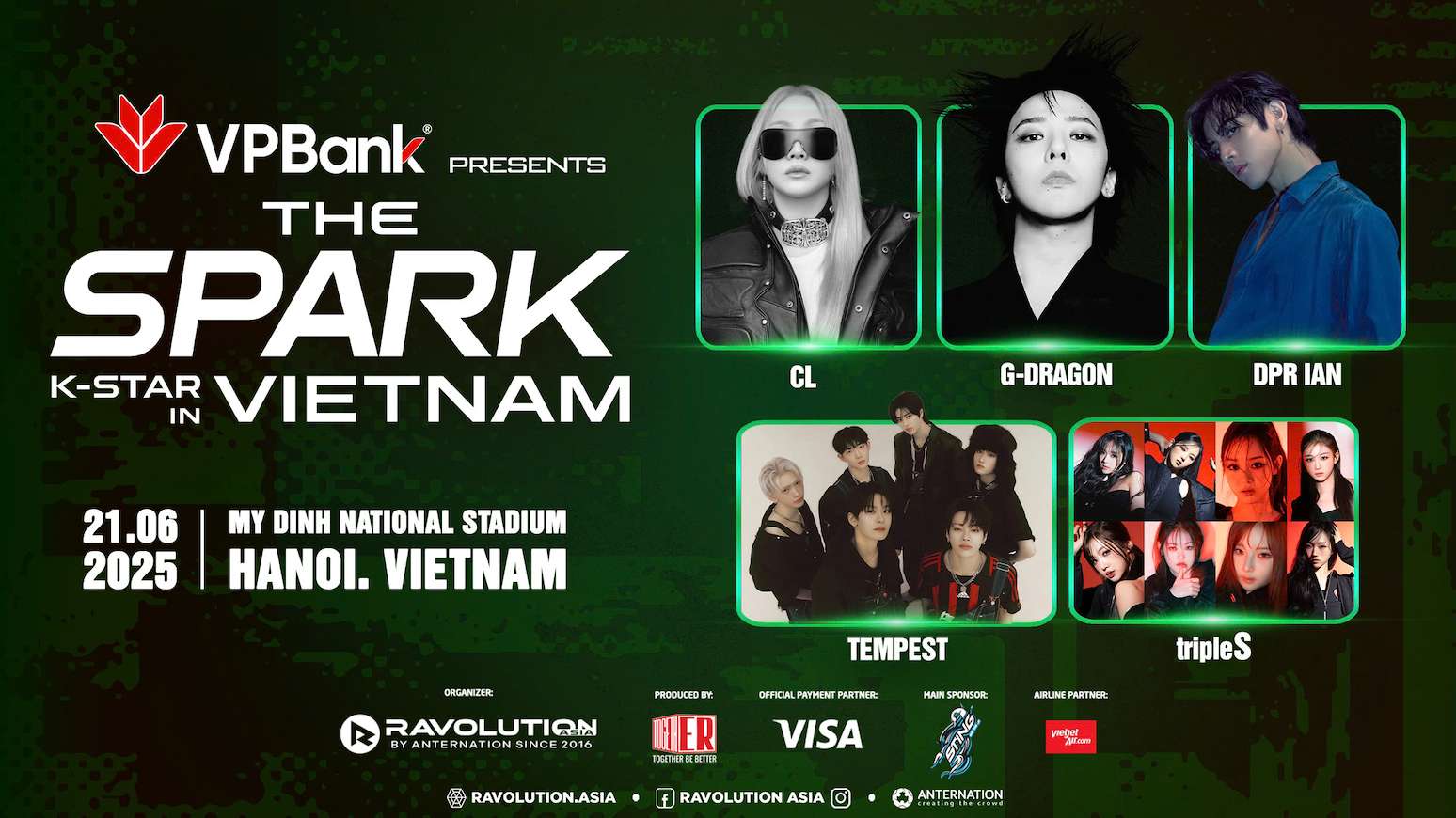 VPBank dua G-Dragon bieu dien tai dai nhac hoi “VPBank K-Star Spark in Vietnam 2025”. Anh: VPBank