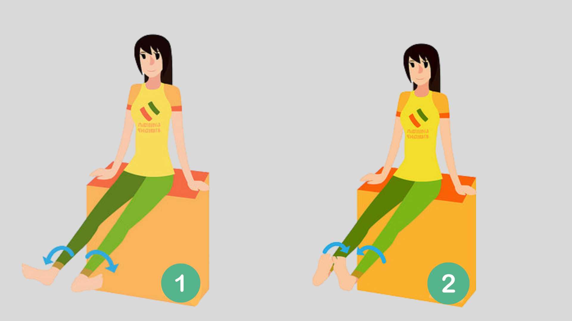 This exercise helps slim the inner thighs. Graphics: Ha May