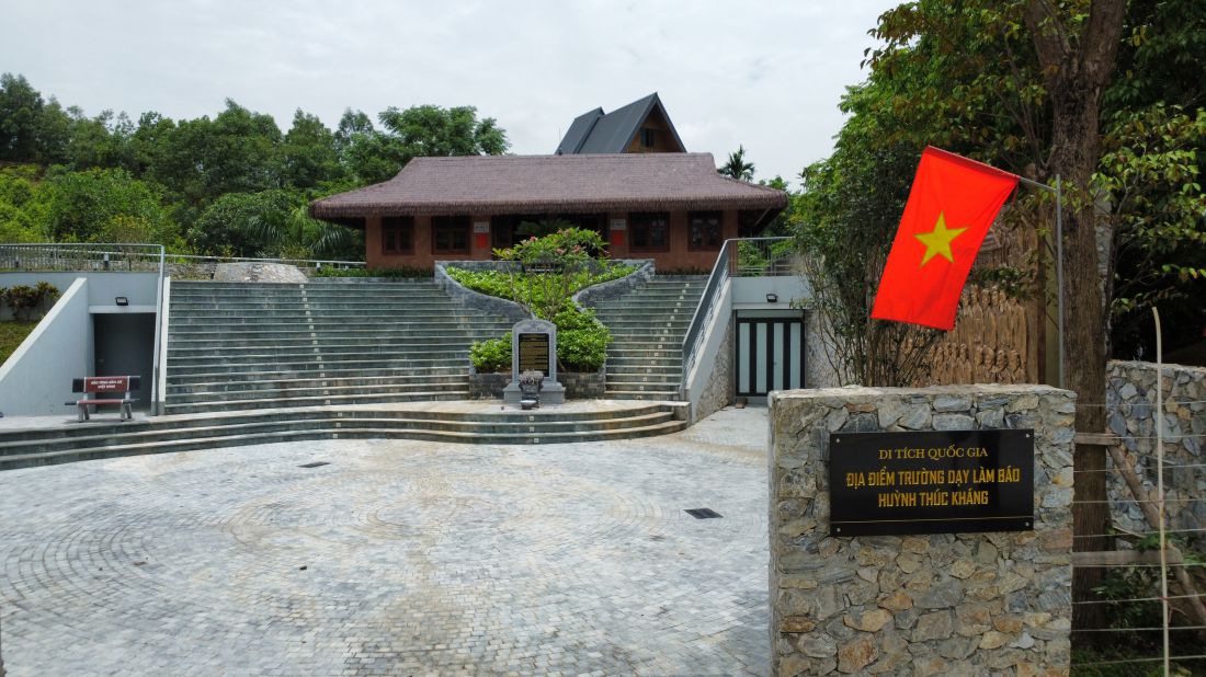National relic of Huynh Thuc Khang Newspaper Teaching School. Photo: Phung Minh
