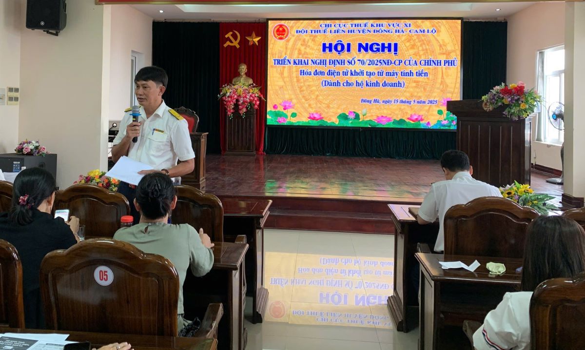 To chuc tap huan ve trien khai Nghi dinh so 70/2025/ND-CP cua Chinh phu. Anh: Ha Trang