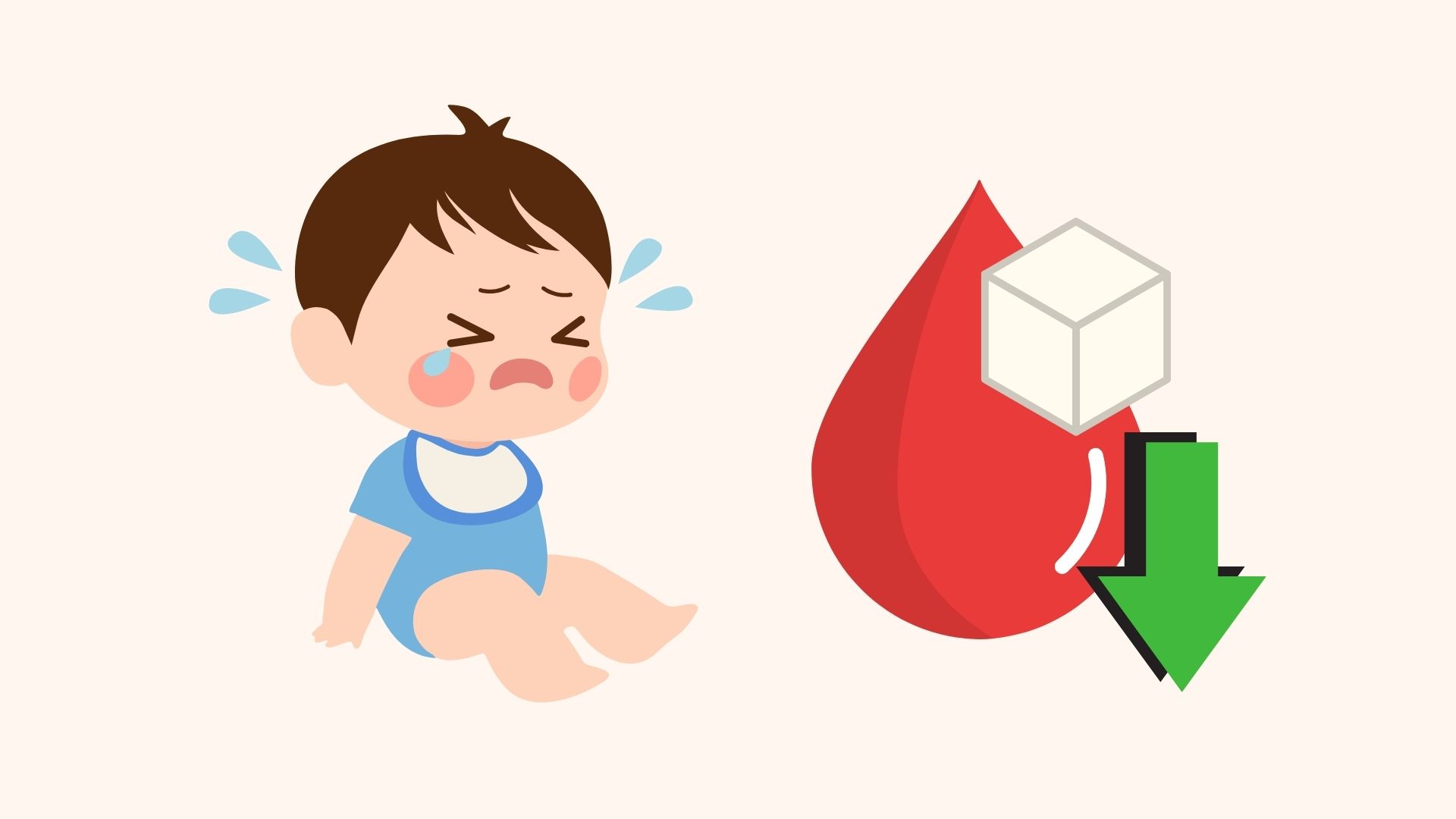 Warning signs of hypoglycemia in children are easily overlooked. Graphics: Linh Dan