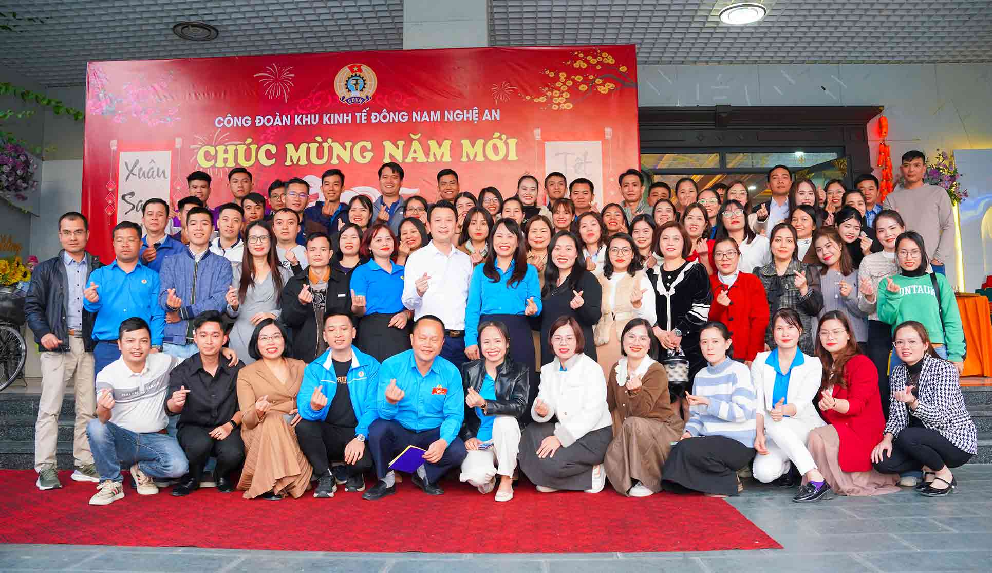 Doi ngu can bo Cong doan Khu kinh te Dong Nam. Anh: Duy Chuong
