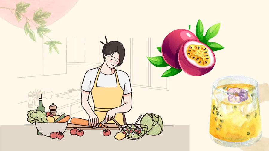 La formula simple ayuda a desintoxicar el higado de la pasion fruta