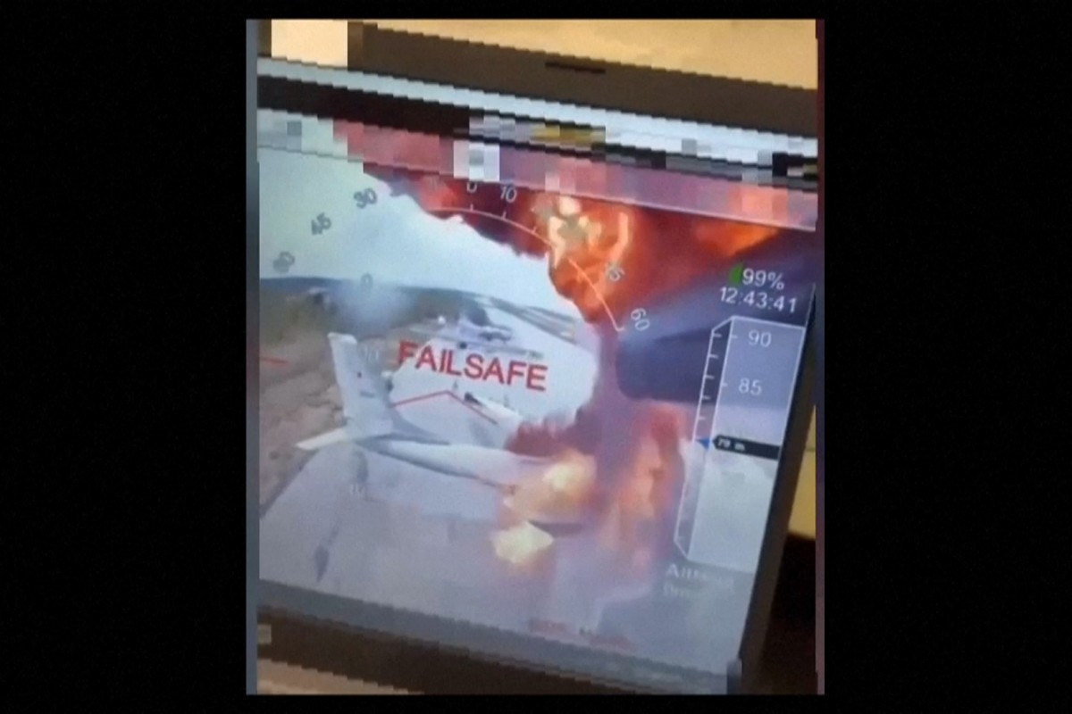 Ucrania abrio la campaña web de la araña para atacar a Rusia en 1.6. Foto: AFP