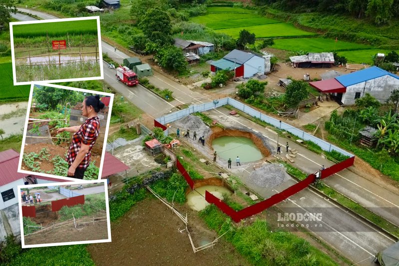 El pozo de la muerte parecia continuamente rodear el pueblo de las tierras altas de Bac Kan. Foto: Nguyen Hoan.
