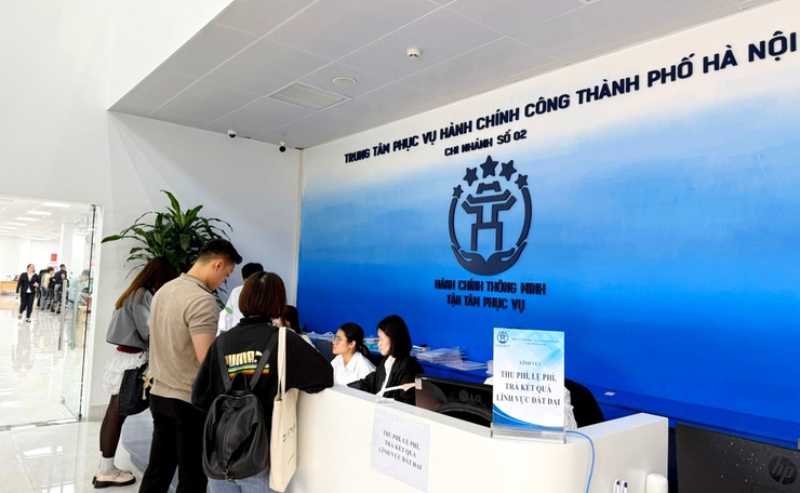 Branch No. 2, Hanoi Public Administration Service Center will be in operation from March 1, 2025. Photo: Hanoi.gov.vn