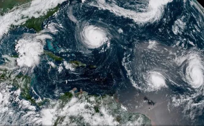 Aunque se espera que sea mas emocionante que el promedio, la cuarta temporada consecutiva de tormenta del Atlantico no tiene tormenta antes de 1.6. Foto: NOAA