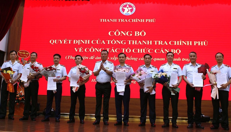 The Government Inspectorate has just announced many decisions on personnel work. Photo: Manh Dat