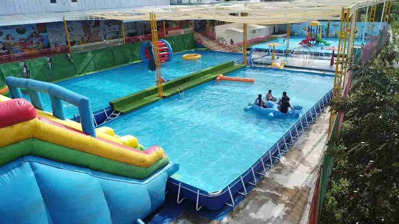 Po Lalaol water playground, where the drowning accident occurred, killing the child. Photo: Lam Hong