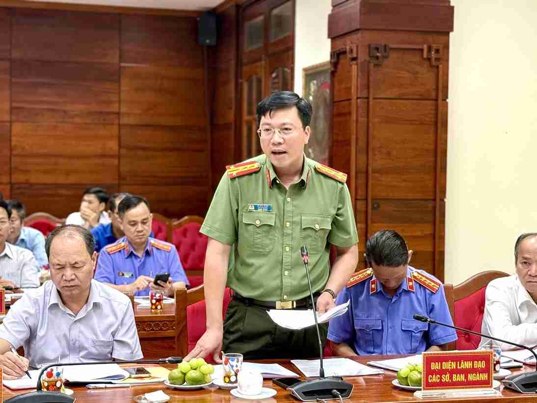 Colonel Le Huu Tuan was assigned to be in charge of Dak Lak Provincial Police until the Director was appointed. Photo: Ngoc Giau