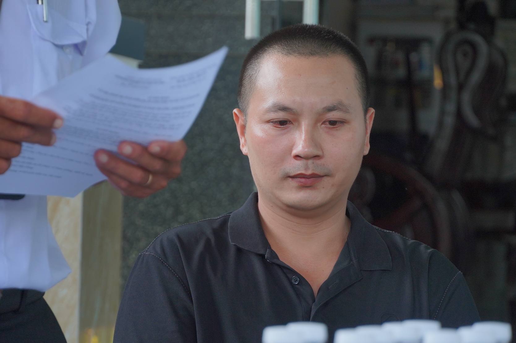 Ong Nguyen Chi Cuong, dai dien co so giet mo gia suc Dung - Nga. Anh: Ta Quang